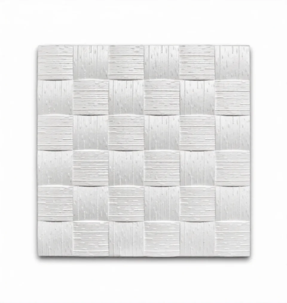 50x50 Strafor Tavan Kaplama — Hasır Desen 50x50 Strafor Tavan Kaplama — Hasır Desen