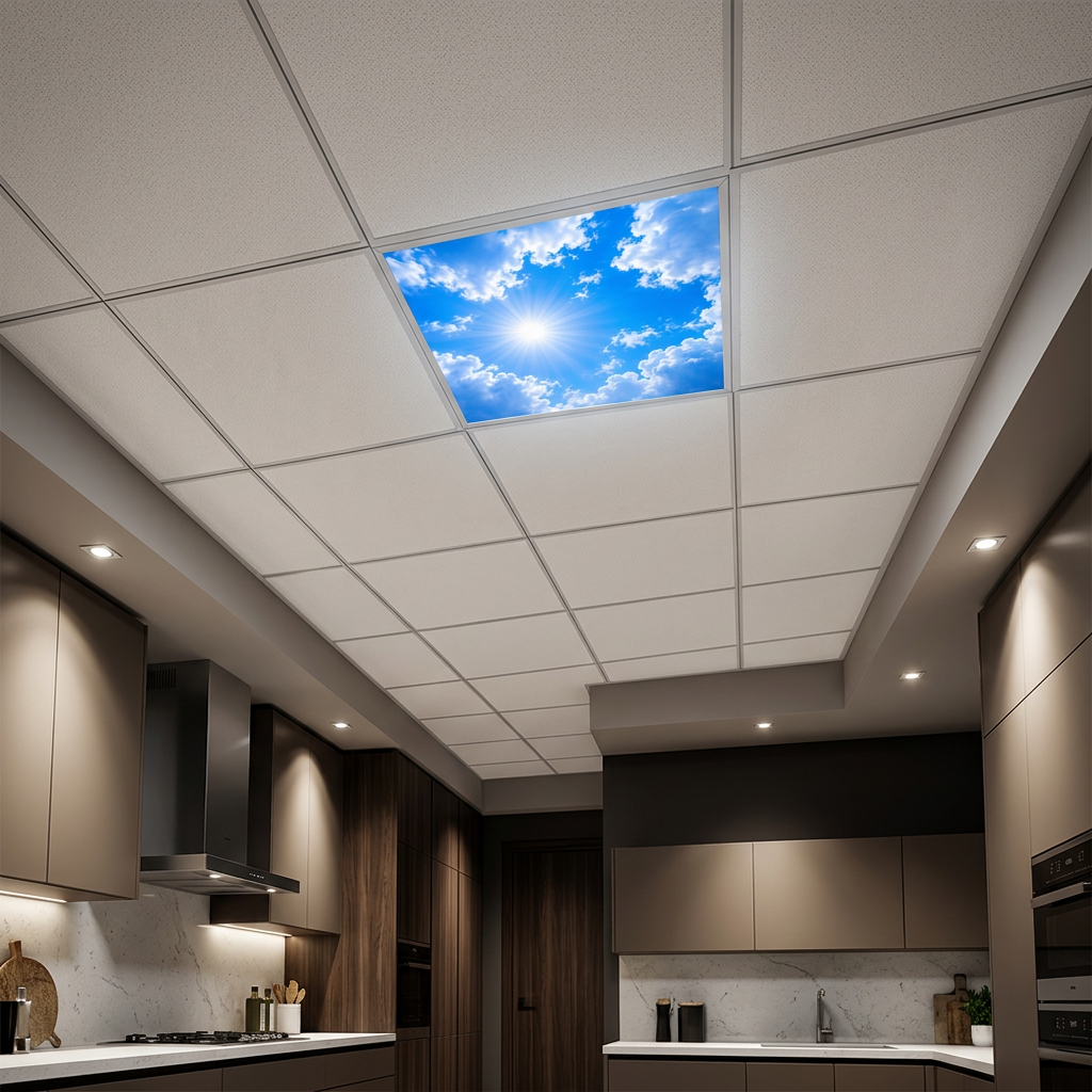 30x30 LED Gökyüzü Panel — T24 Asma Tavana Uygun, Sıva Altı 30x30 LED Gökyüzü Panel — T24 Asma Tavana Uygun, Sıva Altı