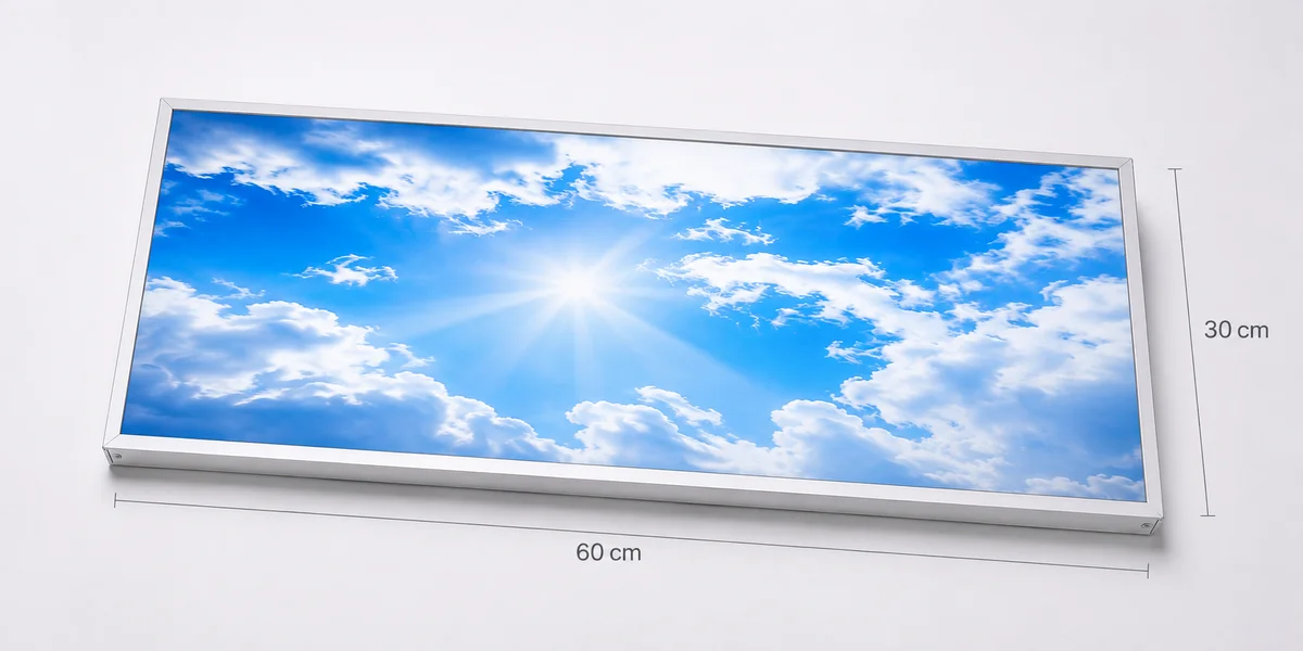 30x60 LED Gökyüzü Panel — T24 Asma Tavana Uygun, Sıva Altı 30x60 LED Gökyüzü Panel — T24 Asma Tavana Uygun, Sıva Altı