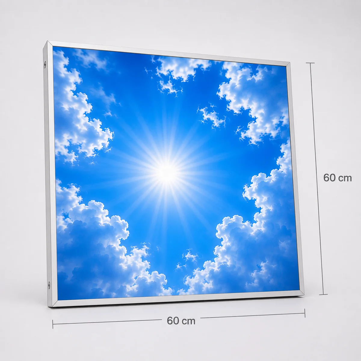 60x60 LED Gökyüzü Panel — T24 Asma Tavana Uygun, Sıva Altı 60x60 LED Gökyüzü Panel — T24 Asma Tavana Uygun, Sıva Altı
